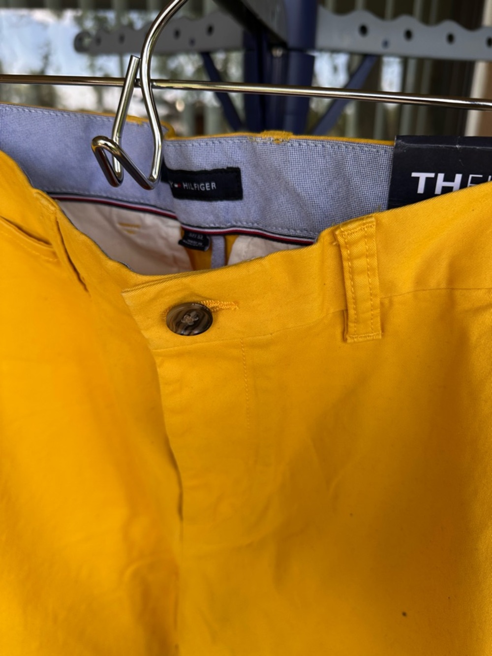 Tommy Hilfiger Men’s Yellow Chino Pants - Picture 3 of 4